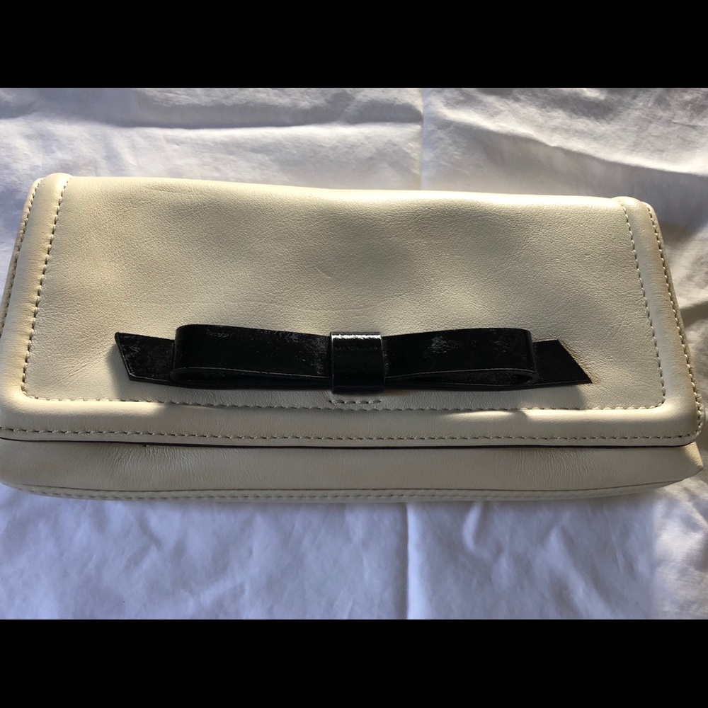 Kate Spade NWT ivory clutch